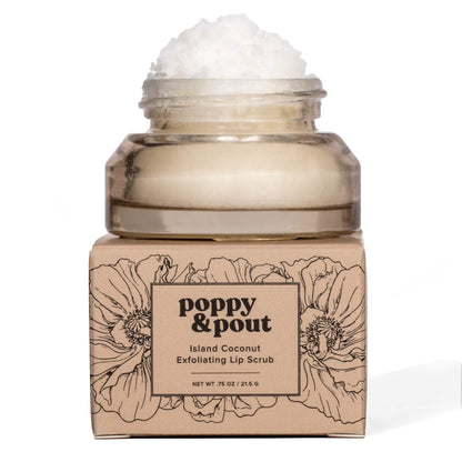 Poppy & Pout - Lip Scrub - Island Coconut