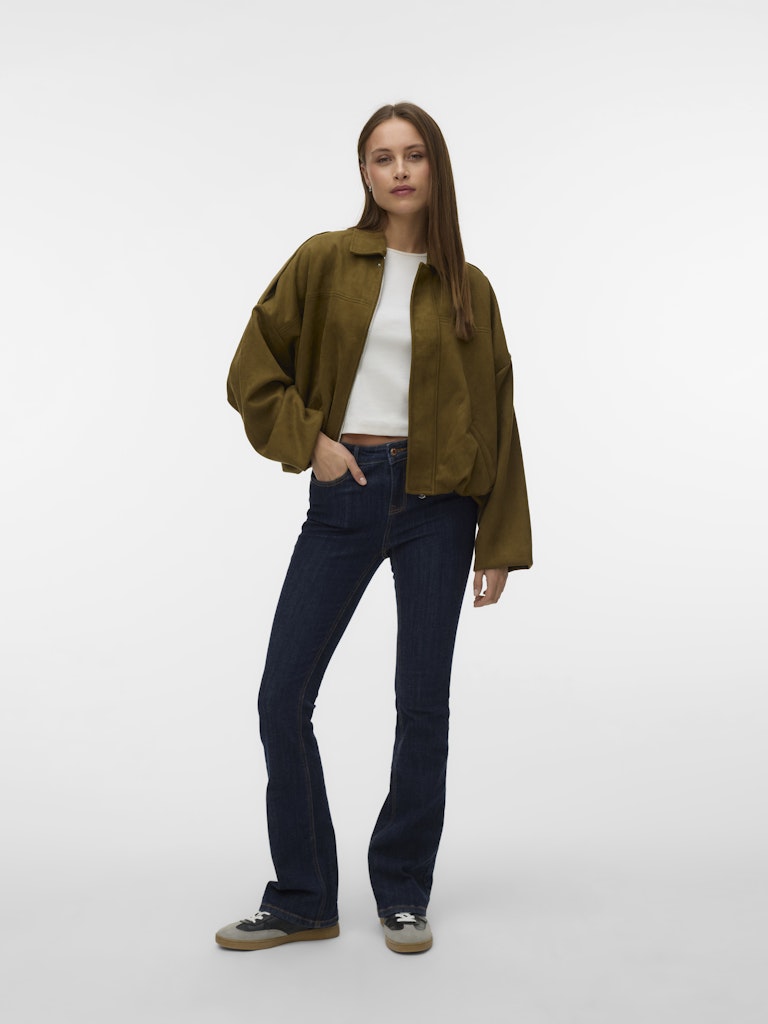 HAZEL - Suede Bomber