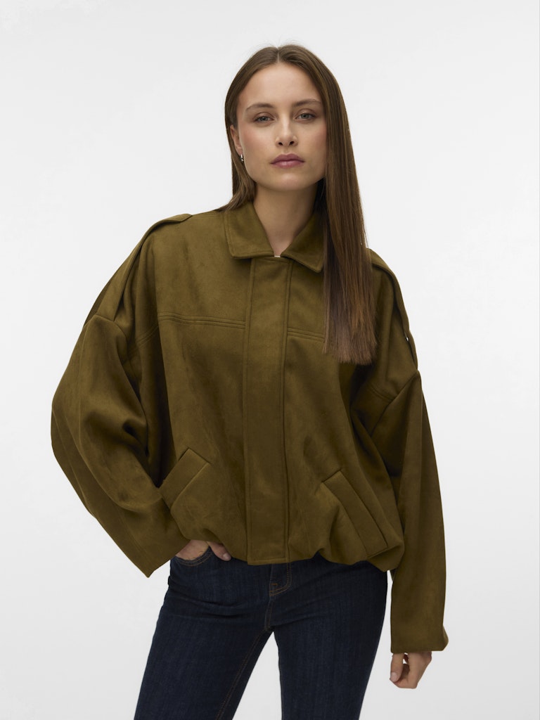 HAZEL - Suede Bomber