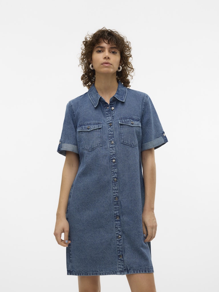 JENNIE - Denim Dress (Dark Wash)