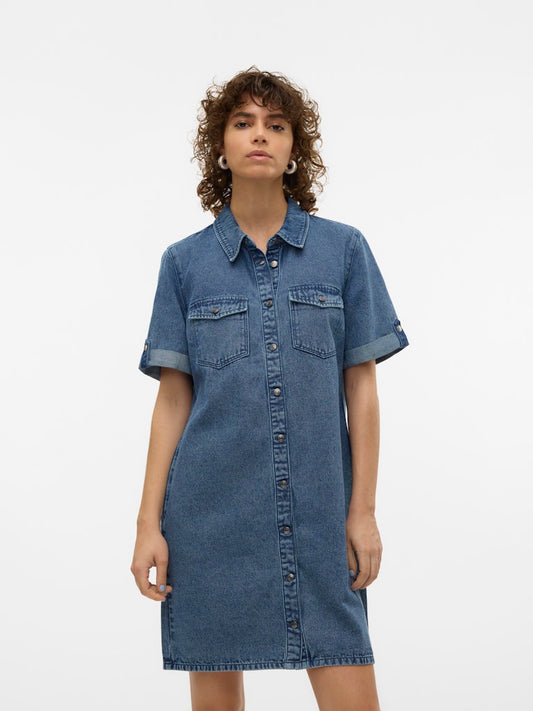 JENNIE - Denim Dress (Dark Wash)