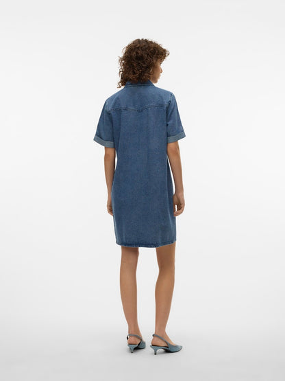 JENNIE - Denim Dress (Dark Wash)