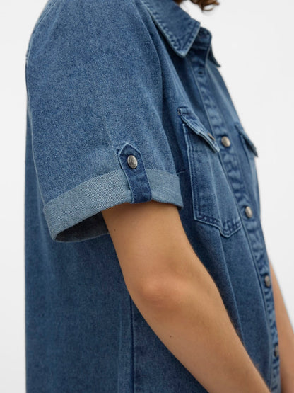 JENNIE - Denim Dress (Dark Wash)