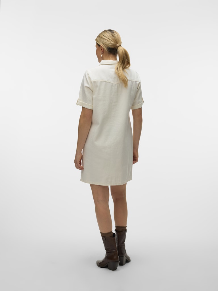 JENNIE - Denim Dress (White)