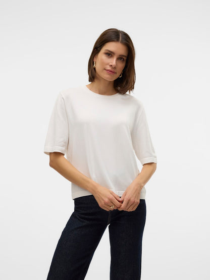 SILJE - 2/4 O-Neck Oversized Tee