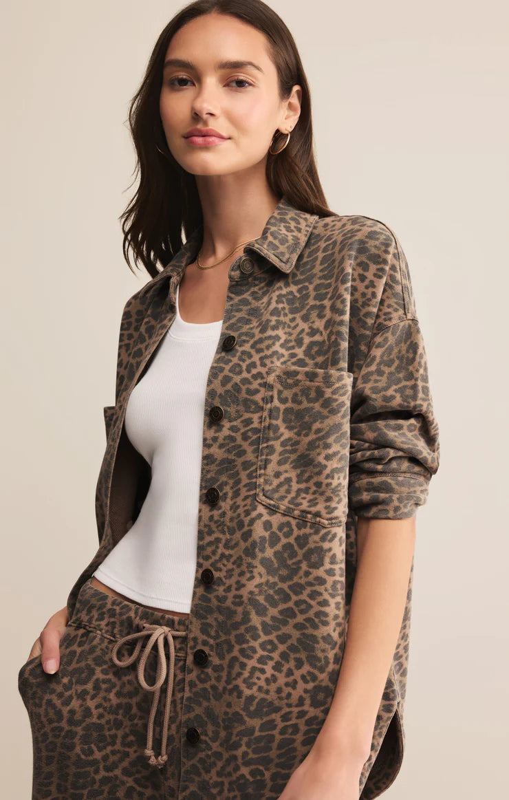 ALL DAY - Leopard Print Jacket