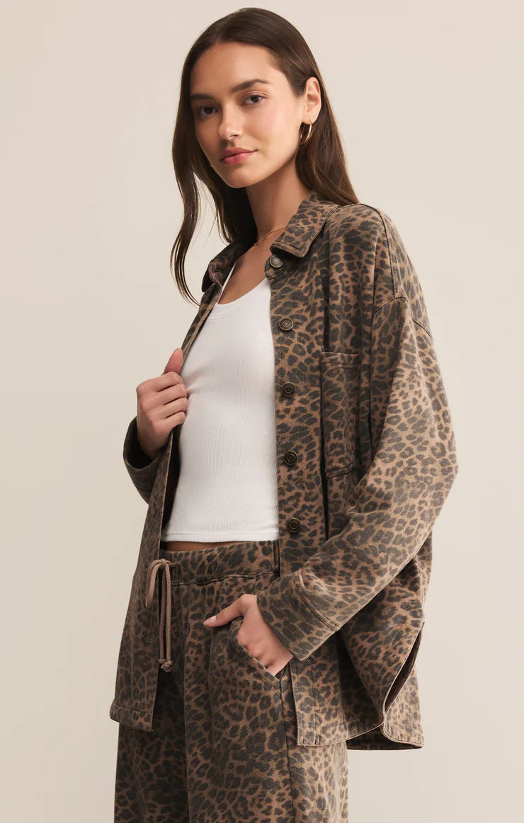 ALL DAY - Leopard Print Jacket