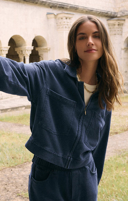 HERITAGE - Knit Denim Jacket