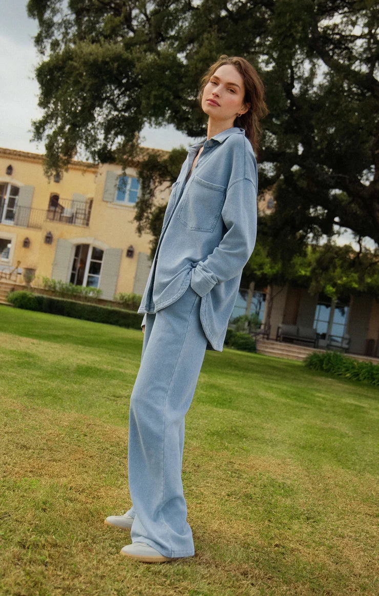 HUNTER - Knit Denim Sweat Pants