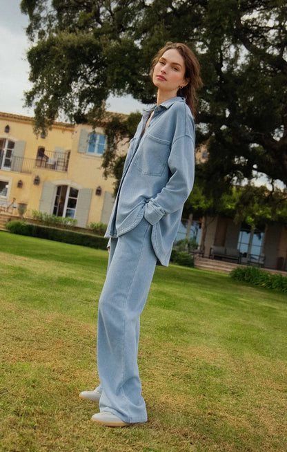 HUNTER - Knit Denim Sweat Pants