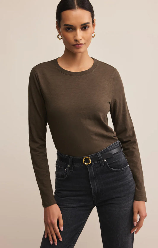 MODERN SLUB - Long Sleeve Top