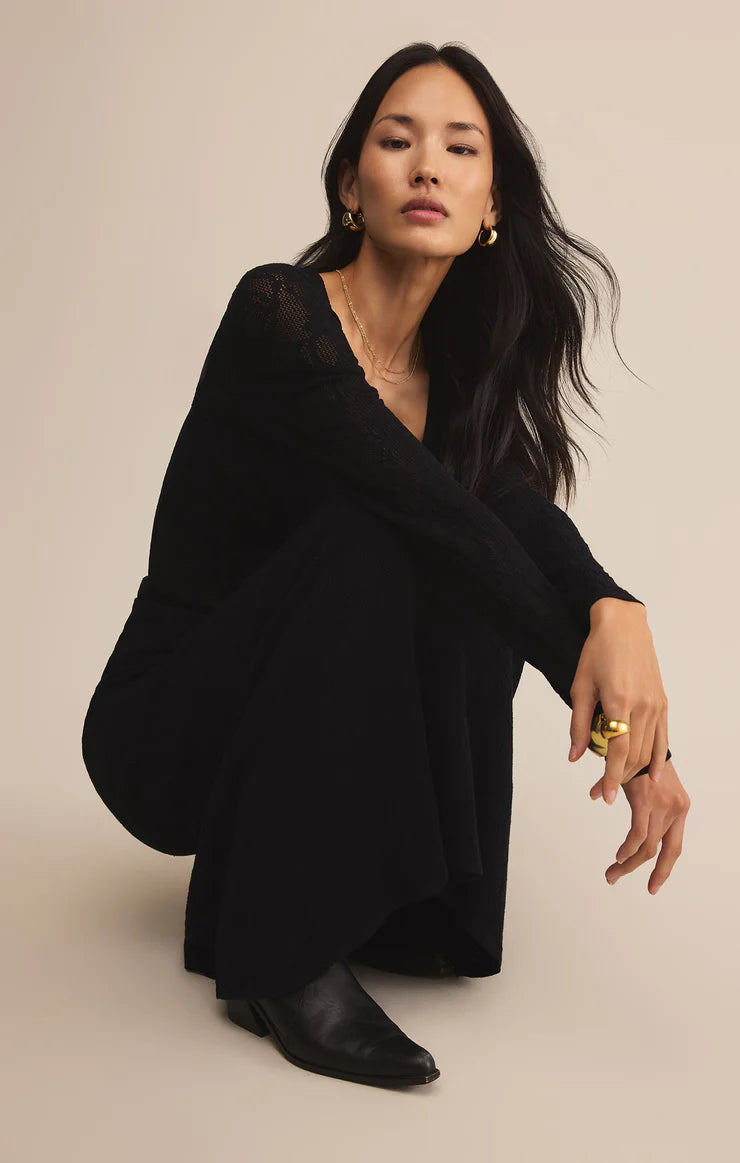 TIBI - Scoop Mesh Top
