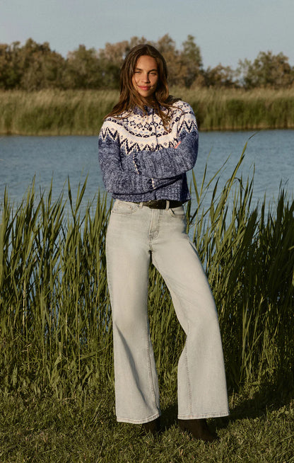 NORTH SEA - Fair isle Cardigan