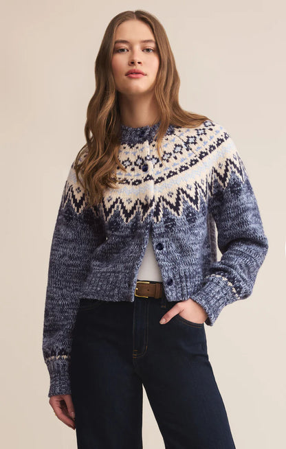 NORTH SEA - Fair isle Cardigan