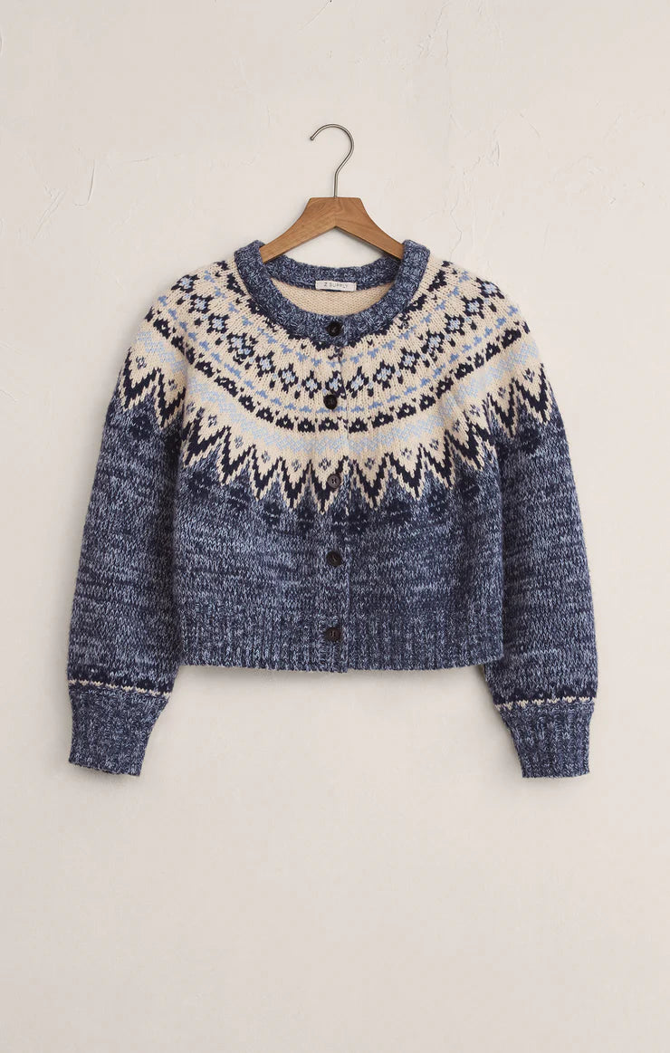 NORTH SEA - Fair isle Cardigan