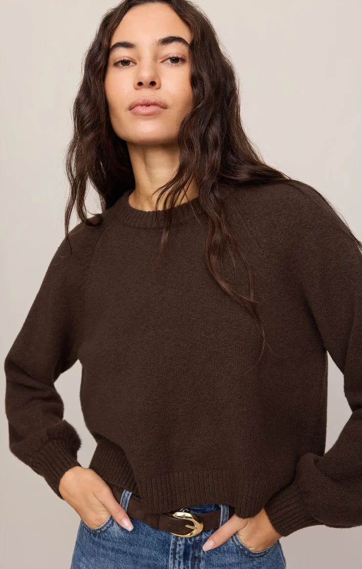 COMING UP COZY SWEATER