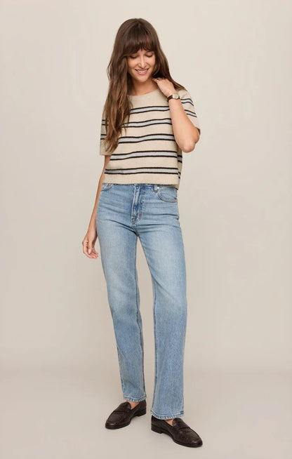 GATEWOOD STRIPE SWEATER TEE