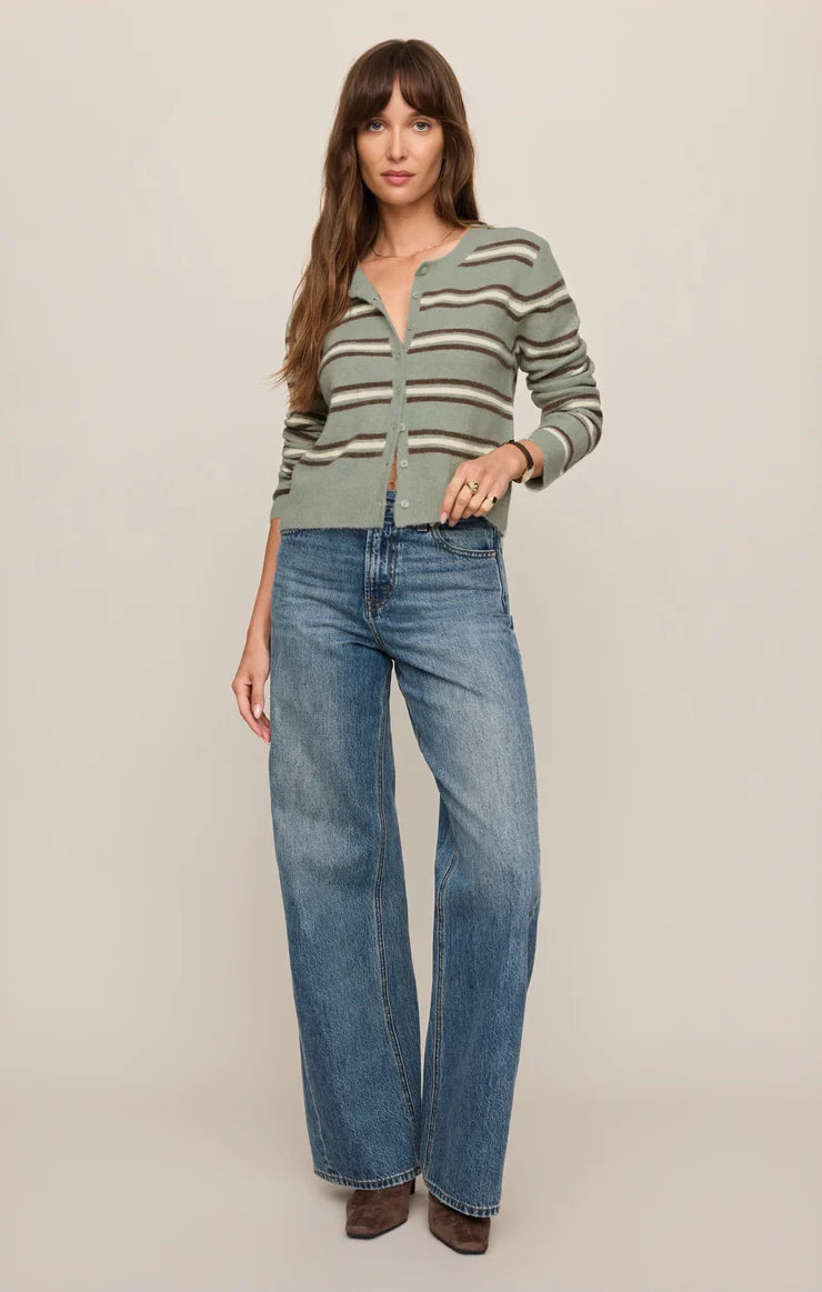 MADINA COZY STRIPE CARDIGAN