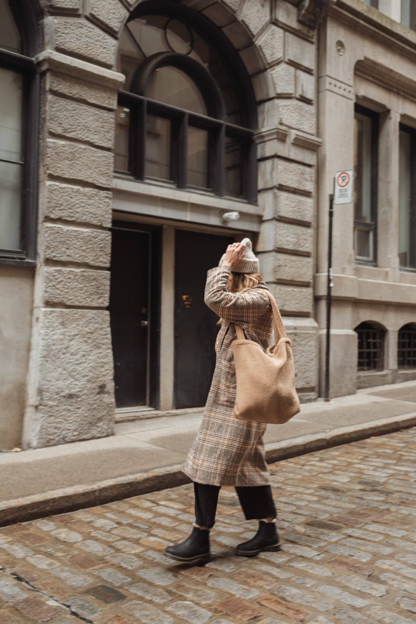 Teddy tote bag: Coffee