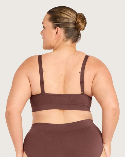 wireless full best T- shirt bra in Espresso