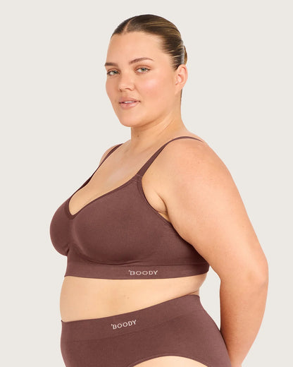 wireless full best T- shirt bra in Espresso
