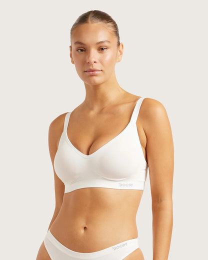 Wireless Full Bust T-Shirt Bra white