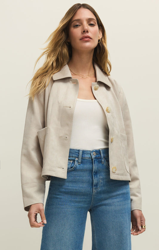 DILLON - Faux Suede Jacket