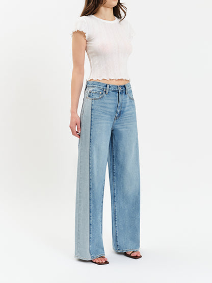 WANDERER - Mid Rise Palazzo Jeans