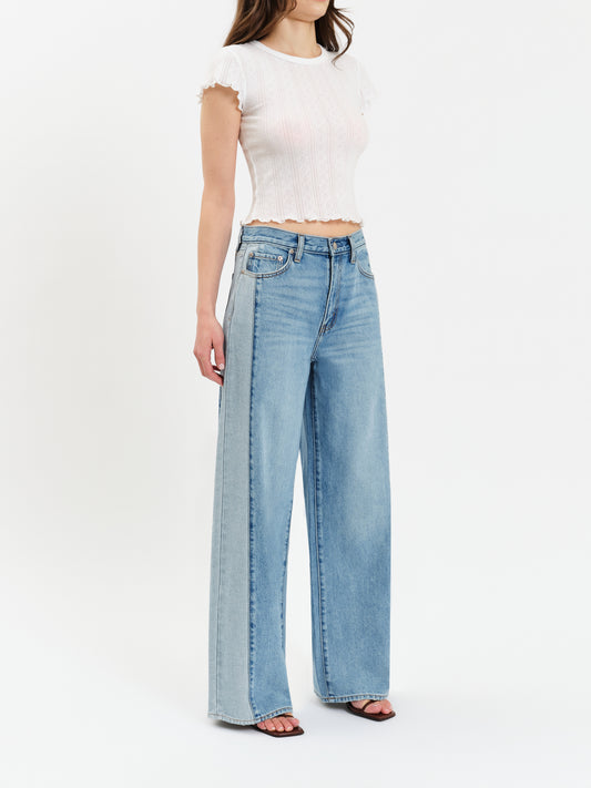 WANDERER - Mid Rise Palazzo Jeans