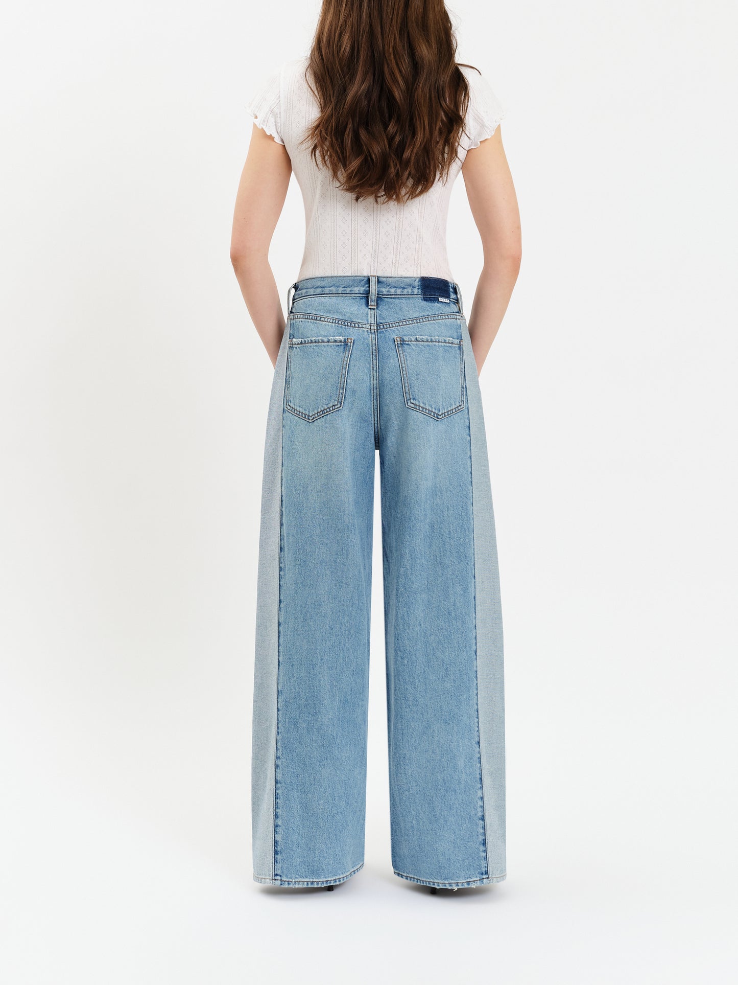 WANDERER - Mid Rise Palazzo Jeans